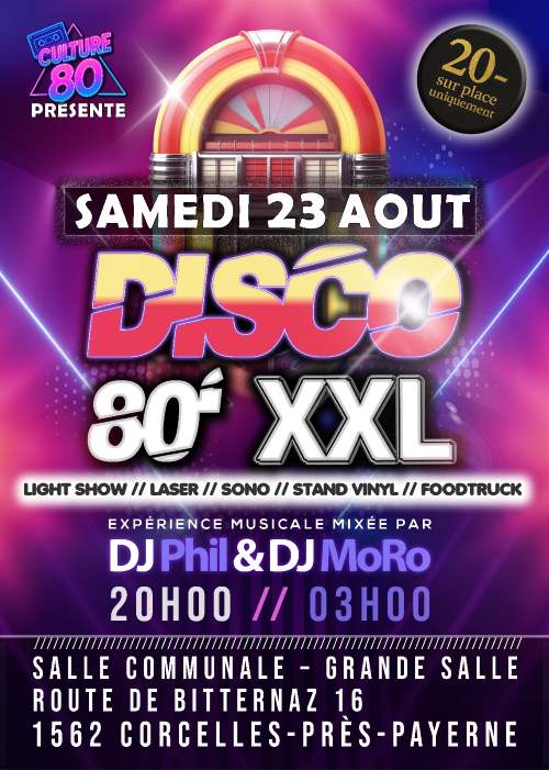 23 / 08 / 2025 - 80XXL - Corcelles